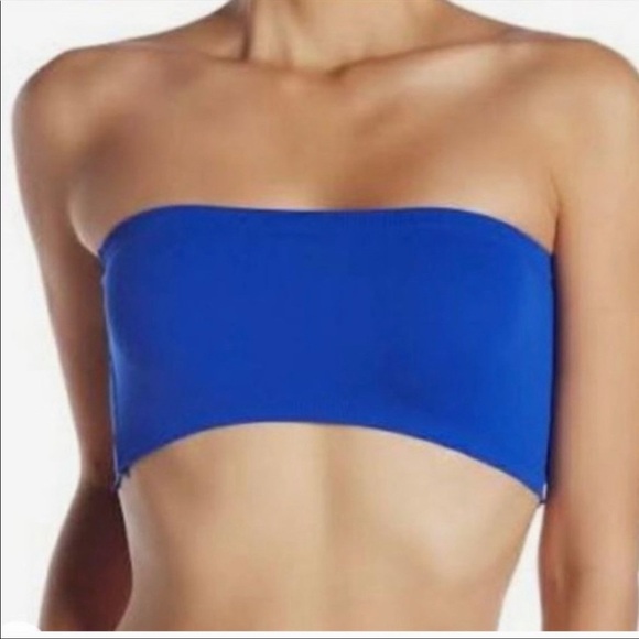 Free People Nina Bandeau In Blue Sz XS Tube Top - Picture 11 of 11